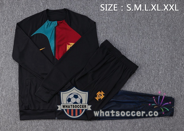 Portugal Black Training Jacket 2022-2023
