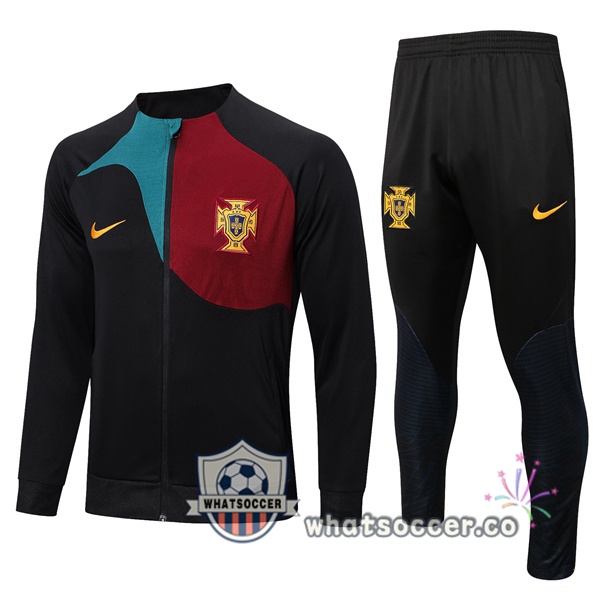 Portugal Black Training Jacket 2022-2023