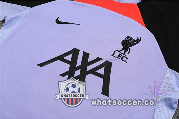 FC Liverpool Training T-Shirts+ Shorts Purple 2022-2023
