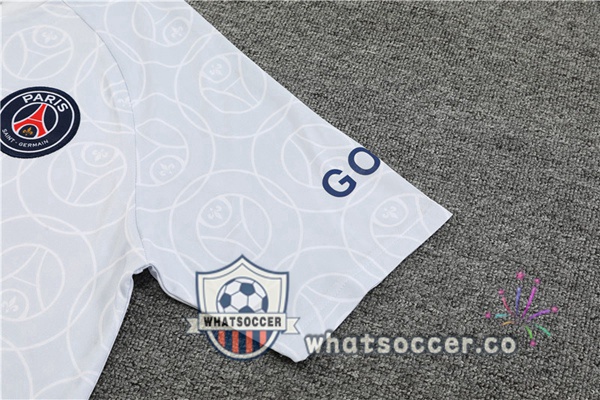 Paris PSG Training T-Shirts+ Shorts Gray 2022-2023
