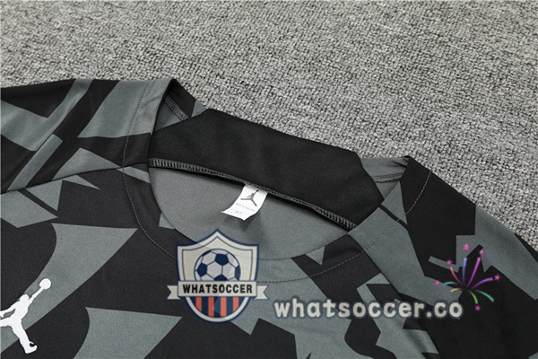 Paris PSG Training T-Shirts+ Shorts Black 2022-2023