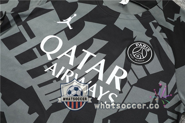 Paris PSG Training T-Shirts+ Shorts Black 2022-2023