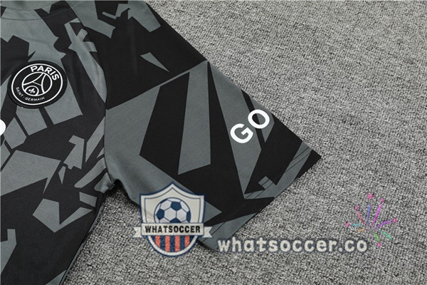 Paris PSG Training T-Shirts+ Shorts Black 2022-2023