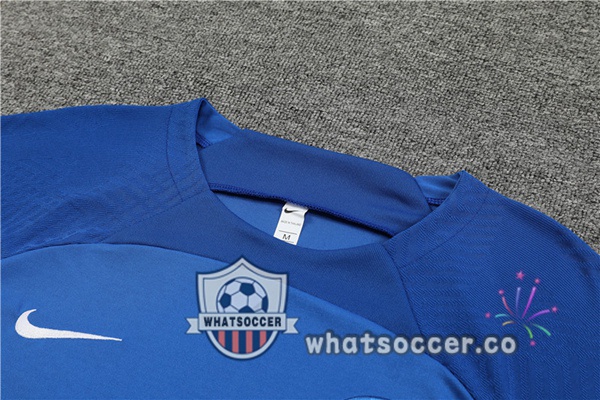 Paris PSG Training T-Shirts+ Shorts Blue 2022-2023