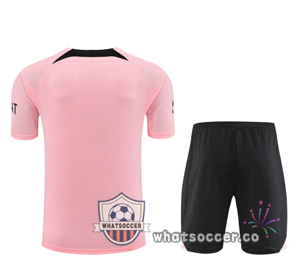 Paris PSG Training T-Shirts+ Shorts Rose 2022-2023