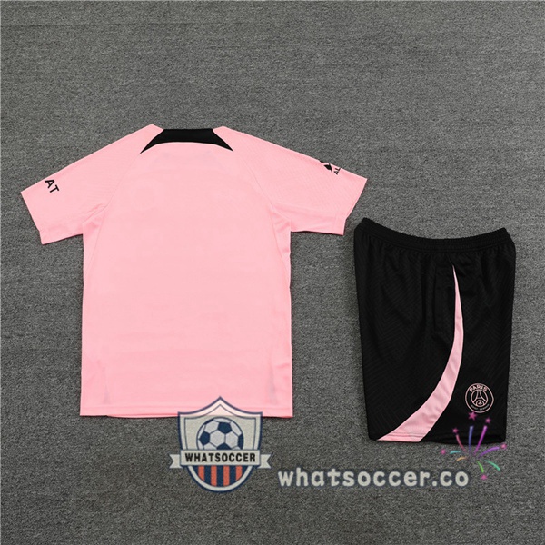 Paris PSG Training T-Shirts+ Shorts Rose 2022-2023