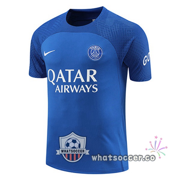 Paris PSG Training T-Shirts Blue 2022-2023