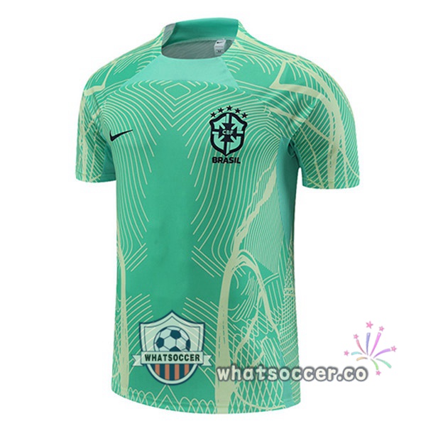 Brazil Training T-Shirts Green 2022-2023