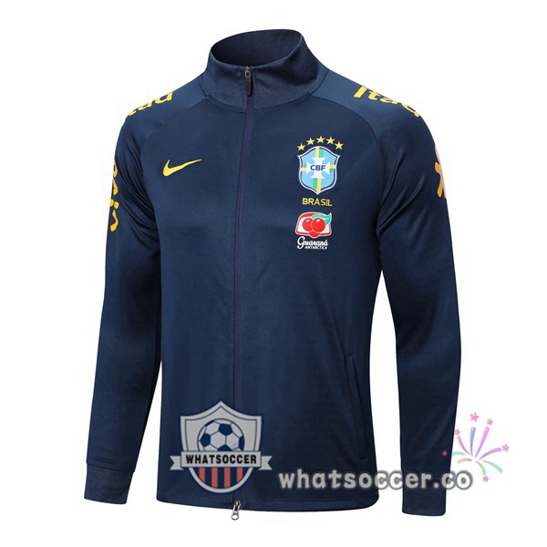 Brazil Soccer Jacket Blue Royal 2022-2023