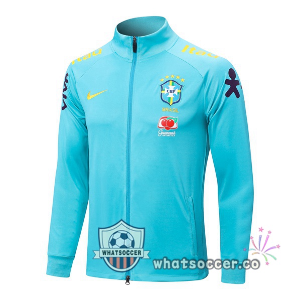 Brazil Soccer Jacket Blue 2022-2023