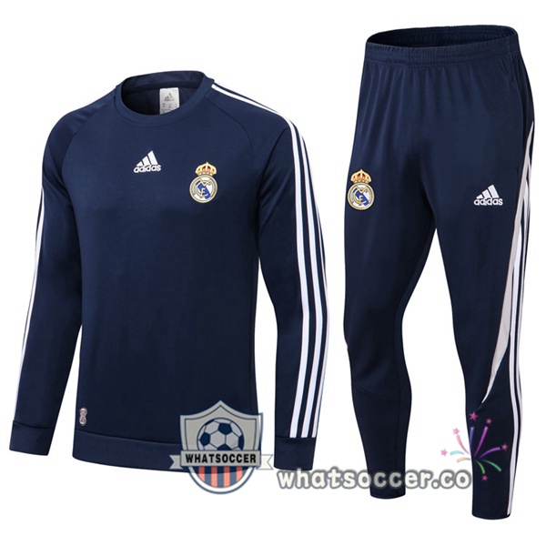 Real Madrid Blue Royal Tracksuit 2021-2022