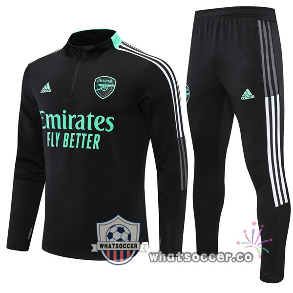 Arsenal Black Tracksuit 2021-2022
