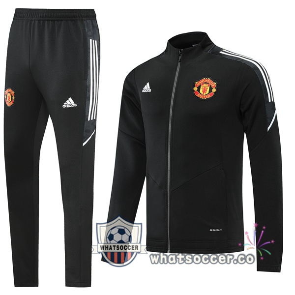 Manchester United Black Training Jacket 2021-2022