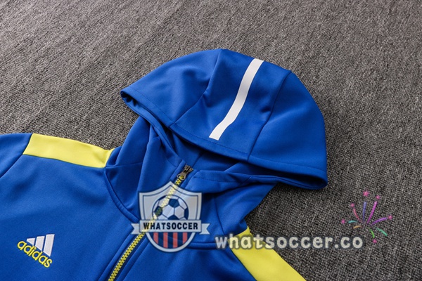 Juventus Blue Hooded Jacket 2021-2022