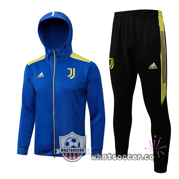 Juventus Blue Hooded Jacket 2021-2022
