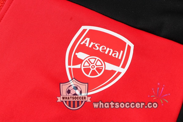 Arsenal Red Black Hooded Jacket 2021-2022