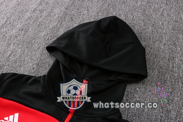 Arsenal Red Black Hooded Jacket 2021-2022