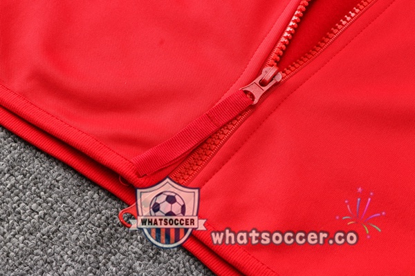 Arsenal Red Black Hooded Jacket 2021-2022