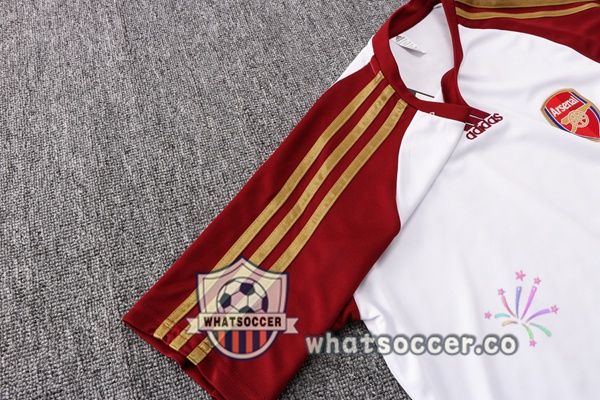Arsenal Training T-Shirts + Pants Red White 2021-2022