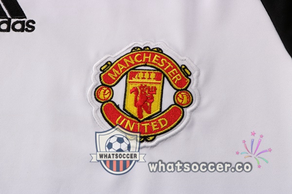 Manchester United Training T-Shirts + Pants White Black 2021-2022