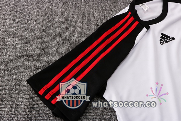 Manchester United Training T-Shirts + Pants White Black 2021-2022