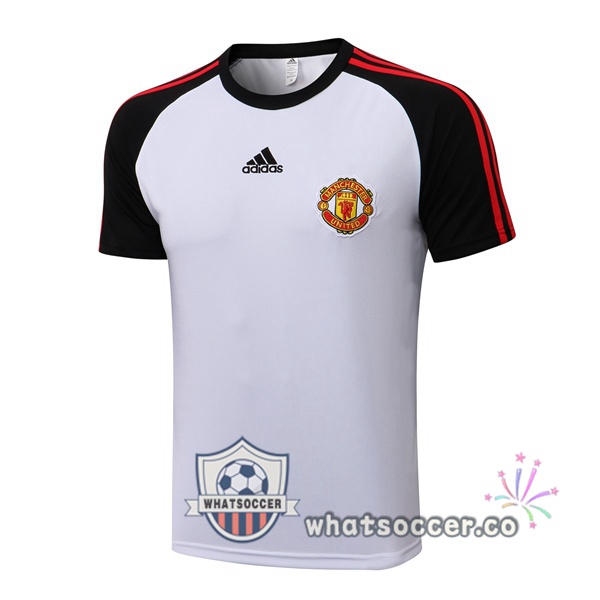 Manchester United Training T-Shirts White Black 2021-2022