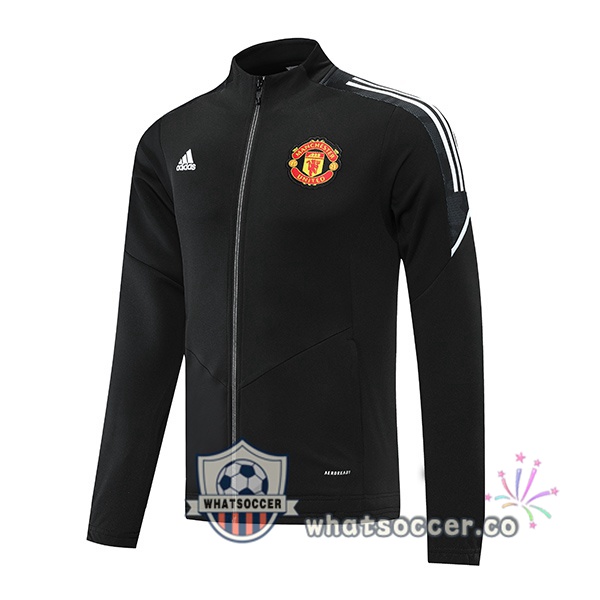 Manchester United Soccer Jacket Black 2021-2022