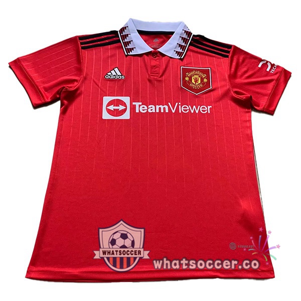 Manchester United Home Soccer Jerseys Red 2022-2023