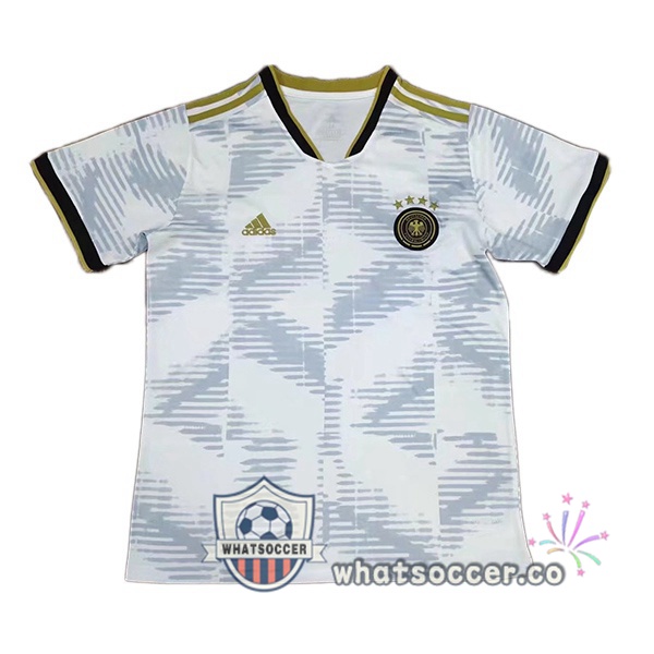 Germany Home Soccer Jerseys White Leak Version World Cup 2022