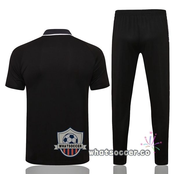 Training Polo Dortmund BVB + Pants Black 2021-2022