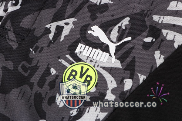 Training Polo Dortmund BVB + Pants Black 2021-2022