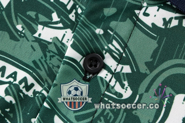 Training Polo Manchester City + Pants Green Black 2021-2022