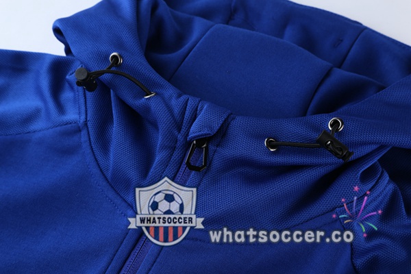 Marseille OM Blue Hooded Jacket 2021-2022