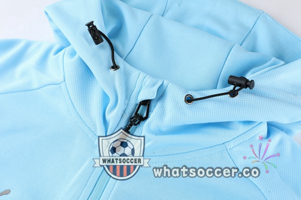 Marseille OM Blue Hooded Jacket 2021-2022