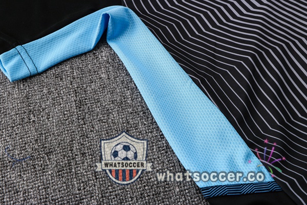 Marseille OM Training T-Shirts + Pants Black Blue 2021-2022