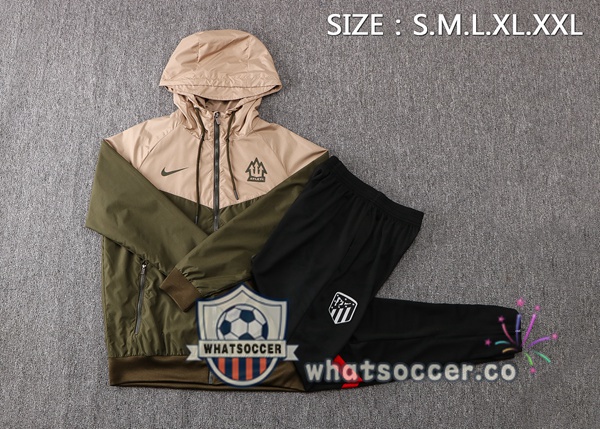 Atletico Madrid Green Fonce Windbreaker Jacket 2021-2022