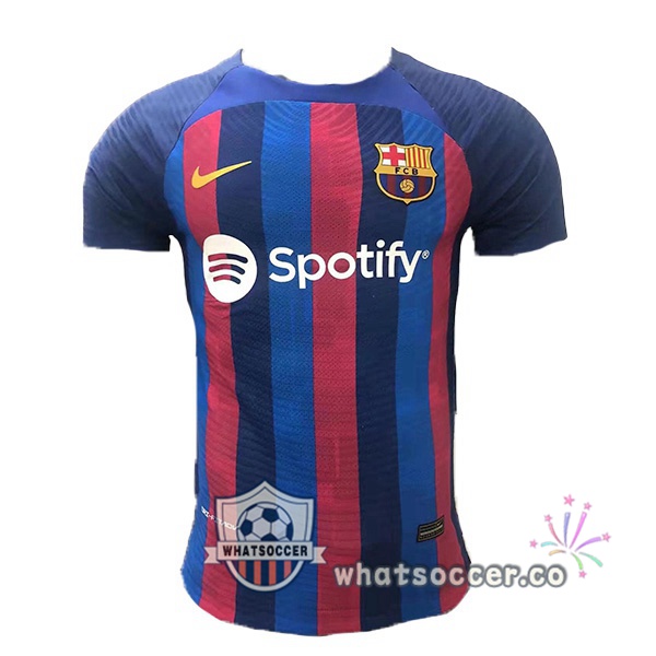 FC Barcelona Home Soccer Jerseys Red Blue 2022-2023
