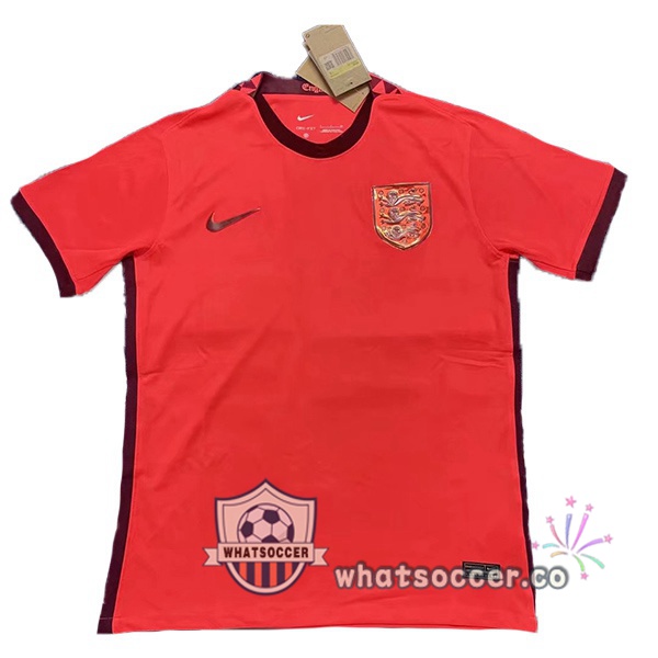 England Away Soccer Jerseys Red Leak Version World Cup 2022