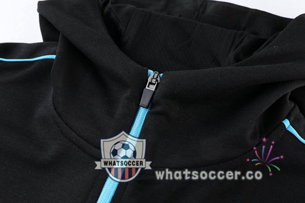 SSC Napoli Black Hooded Jacket 2021-2022