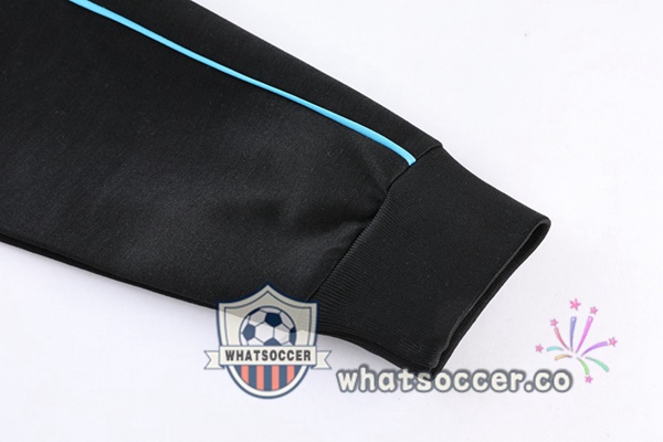 SSC Napoli Black Hooded Jacket 2021-2022