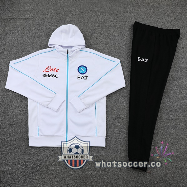 SSC Napoli White Hooded Jacket 2021-2022