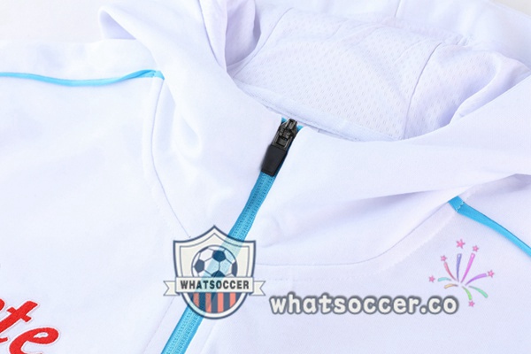 SSC Napoli White Hooded Jacket 2021-2022