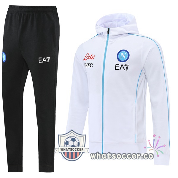 SSC Napoli White Hooded Jacket 2021-2022