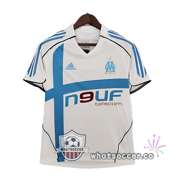 2005-2006 Marseille OM Retro Home Jerseys White