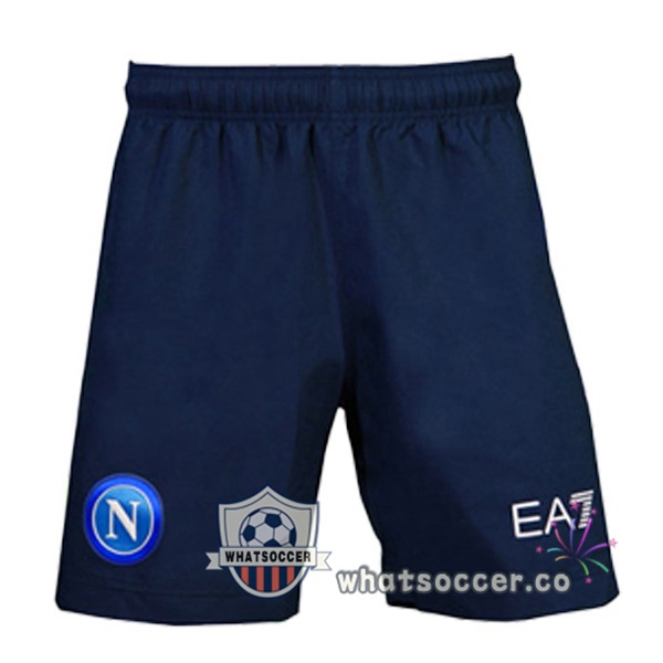 SSC Napoli Third Soccer Shorts Blue 2021-2022