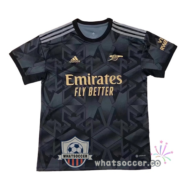Arsenal Away Soccer Jerseys Leak Version Black 2022-2023