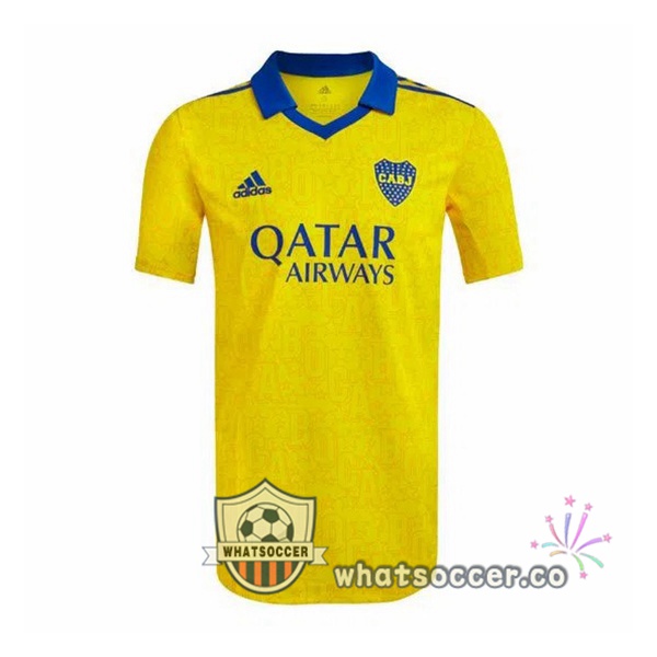 Boca Juniors Third Soccer Jerseys Yellow 2022-2023