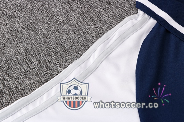 Training Polo Real Madrid + Pants Blue Royal 2021-2022