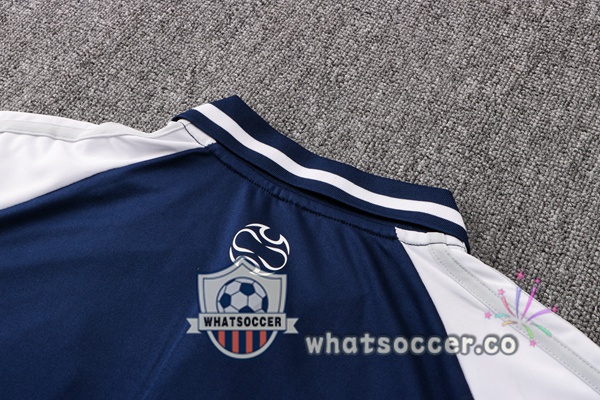 Training Polo Real Madrid + Pants Blue Royal 2021-2022