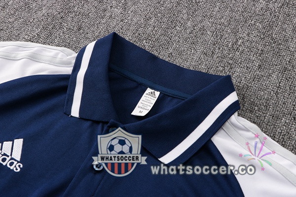 Training Polo Real Madrid + Pants Blue Royal 2021-2022